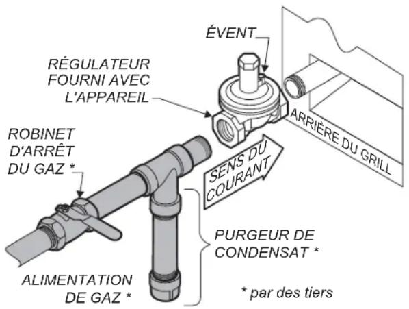 Wells HDHP2430G - INSTALLATION DU GRILL Å GAZ - 1