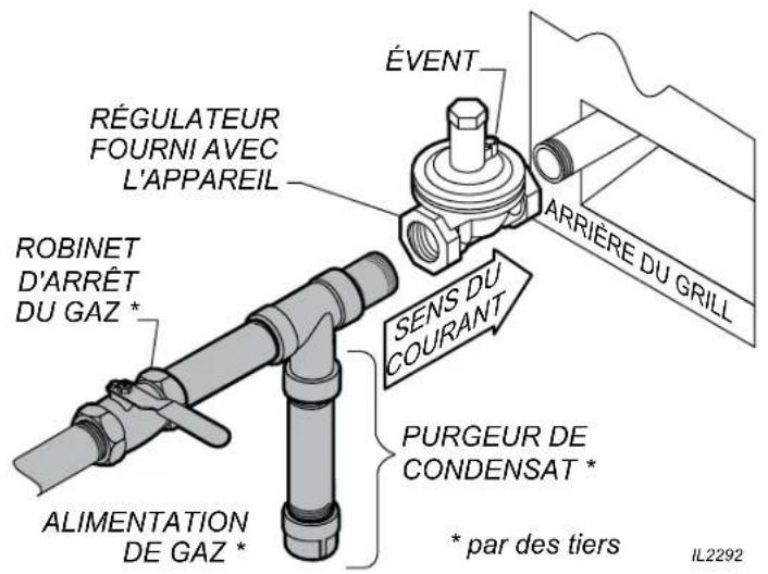 Wells HDCB4830G - INSTALLATION DU GRILL À GAZ - 1