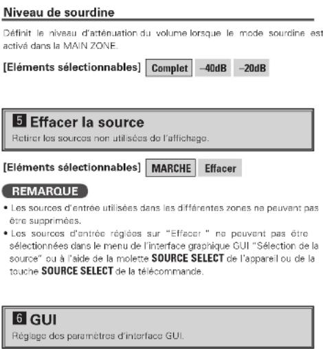 DENON AVPA1HDCI(A) - Attribution pré-sortie - 5