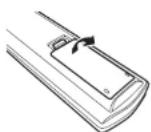 DENON AVPA1HDCI(A) - Insertion des piles - 2