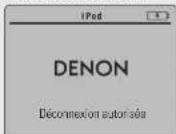 DENON AVPA1HDCI(A) - Tournez  ou appuyez sur [iPod] (mode AMP) pour sélectionner la source d'entrée attribuée à l'étape 1-② ci-dessus. - 1