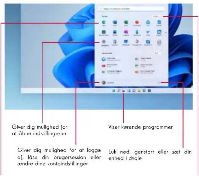 THOMSON NEO TOUCH - Oversigt over startmenen - 1