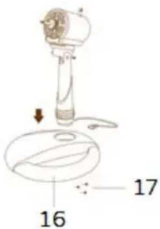 Bimar VP431 - ZUSAMMENBAU TISCHVENTILATOR - 1