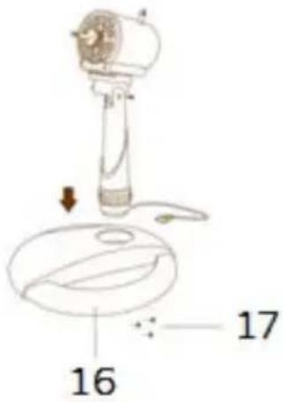 Bimar VP431 - ASSEMBLAGGIO VENTILATORE DA TAVOLO - 1