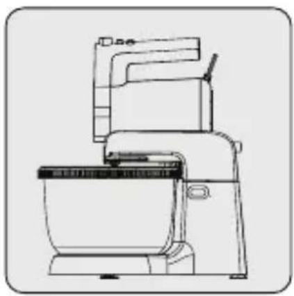 BEKO HMM 62444 W - Матење на потпирачот - 2
