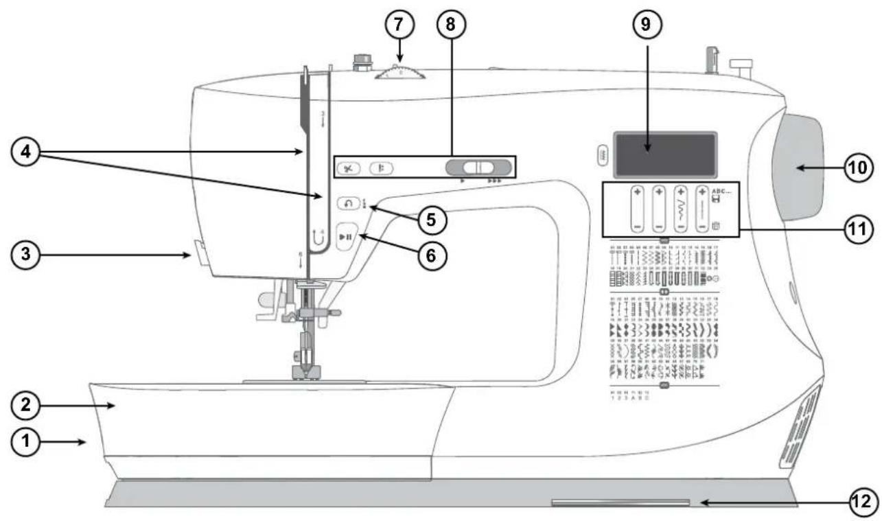 SINGER C7290Q - Vista general de laquina - 1