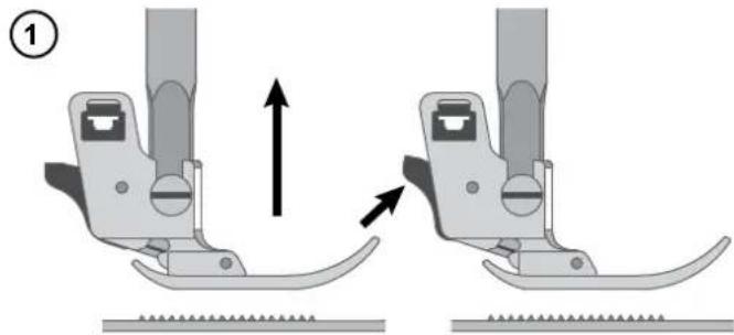 SINGER C7290Q - Change the Presser Foot - 1