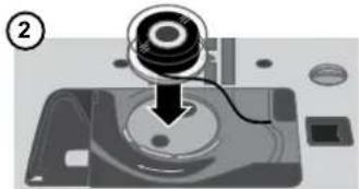SINGER C7290Q - Insert the Bobbin - 2
