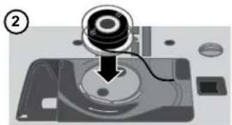 SINGER C7290Q - Metre la canette en place - 2