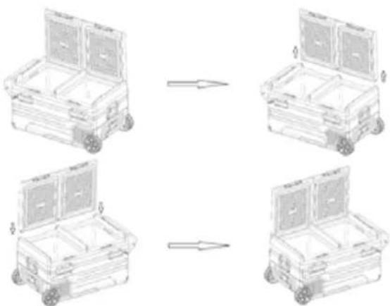 Avanti PDR50L34G - Reversing The Door Swing - 1