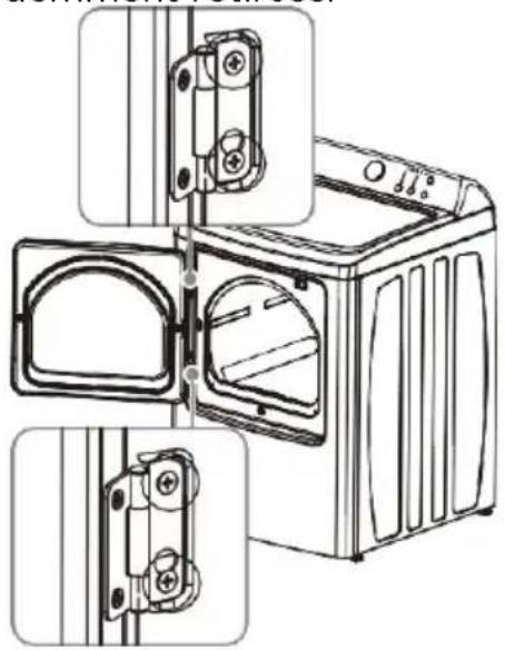 Avanti SGD67D0WG - PROCÉ DURE D'INVERSION DE LA PORTE - 5
