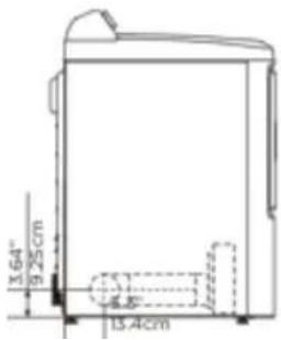 Avanti SGD67D0WG - Dimensions for installation - 3