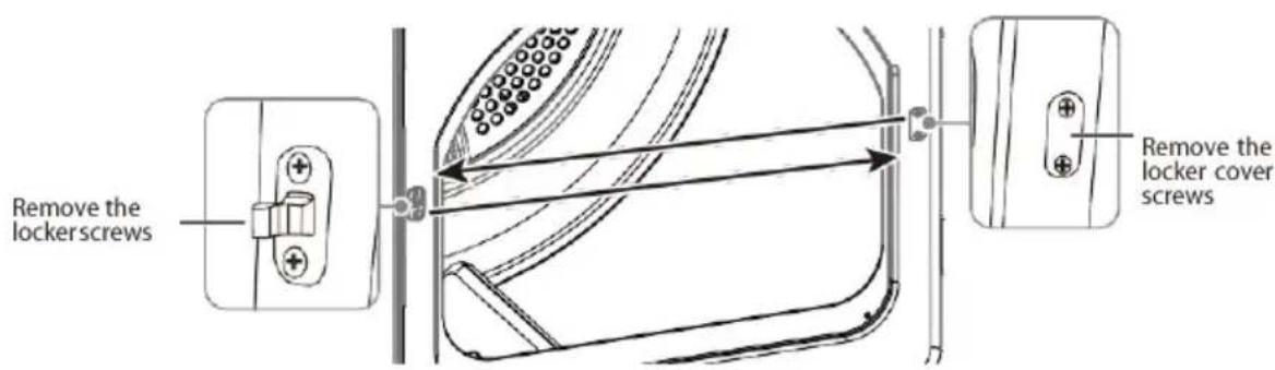Avanti SGD67D0WG - DOOR REVERSAL PROCEDURE - 2
