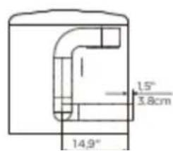 Avanti SGD67D0WG - Dimensiones de instalación - 2