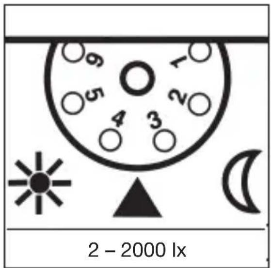 2 - 2000 lx