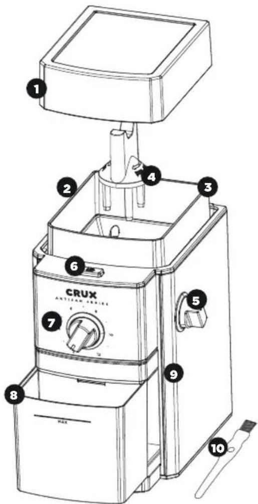 CRUX Artisan Series Burr Grinder - Figura 1 - 1