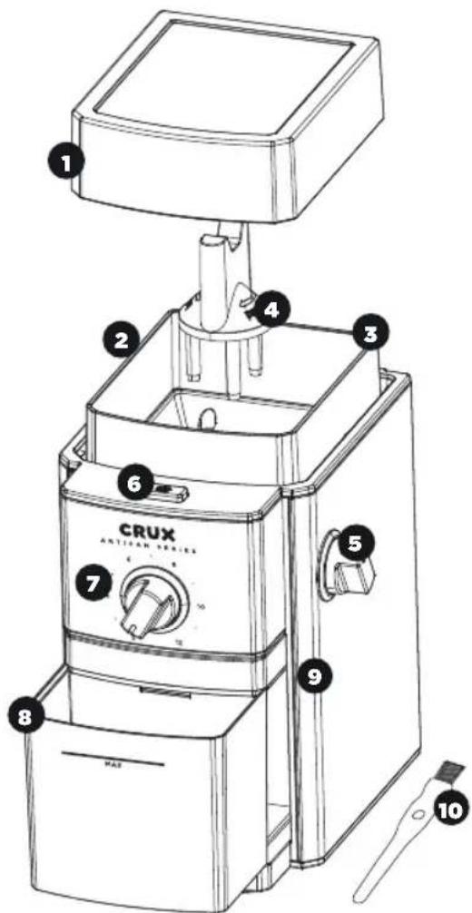 CRUX Artisan Series Burr Grinder - Figura 1 - 1