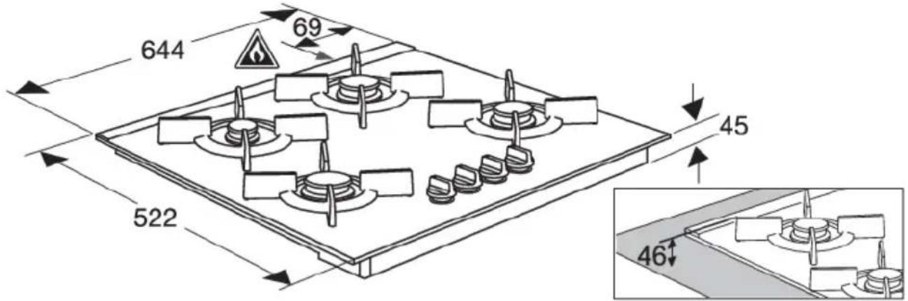 ASKO HG8640BGB1 - Préparationspourl'installation - 2