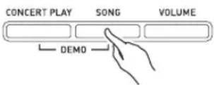 CASIO Celviano AP700 - Pour reproduire un morceau depuis la mémoire du piano numérique - 1