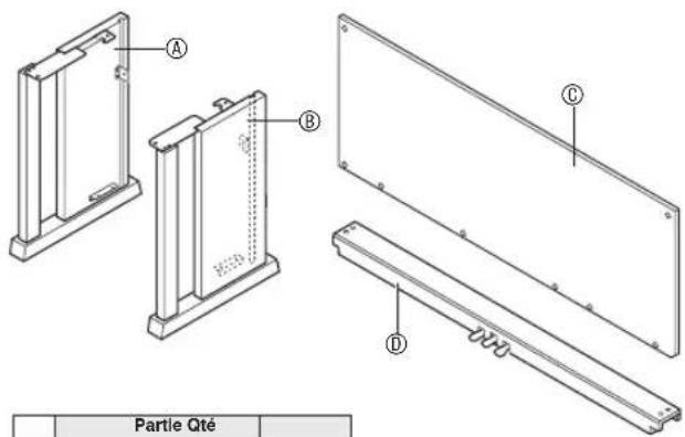 CASIO Celviano AP700 - Assemblage du support - 1