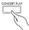 CASIO Celviano GP300 - Appuyez sur la touche CONCERT PLAY. - 1