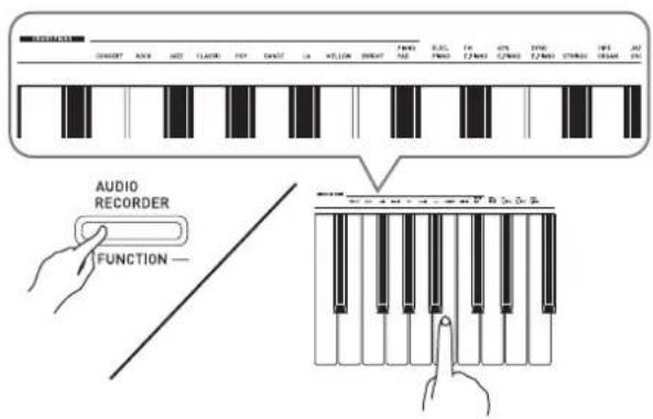 CASIO Privia PXA800BN - Pour sélectionner une sonorité - 2