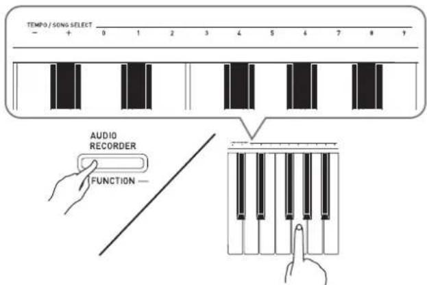 CASIO Privia PXA800BN - Sauvegarde d'un morceau enregistré sur une clé USB - 3