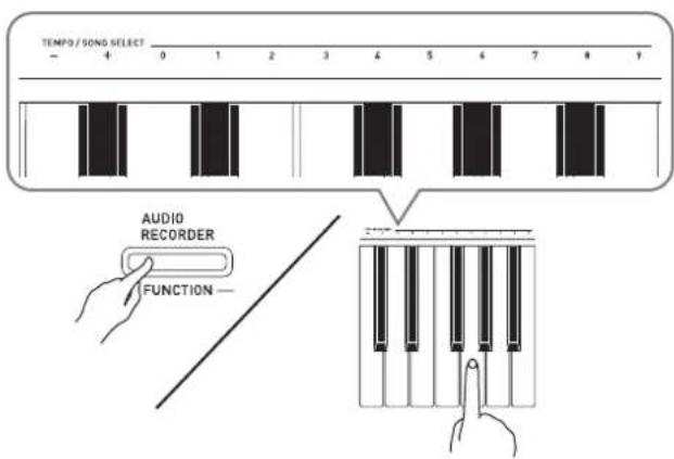 CASIO Privia PXA800BN - Suppression des données d'une clé USB - 3