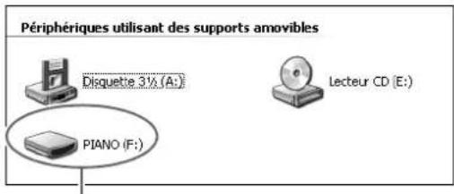 CASIO Celviano AP6BP - Si votre ordinateur fonctionne sous Windows XP, double-cliquez sur « Poste de travail ».\* - 1