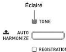 CASIO Celviano AP6BP - Appuyez sur le bouton ⑰ (TONE) de sorte que son témoin supérieur s'éclaire. - 1
