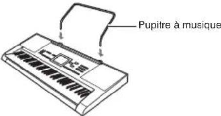 CASIO LK266 - Installation du pupitre à musique - 1