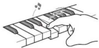 CASIO CDP135 - Changement de la sensibilité de la réponse au toucher du clavier (Sensibilité au toucher) - 2