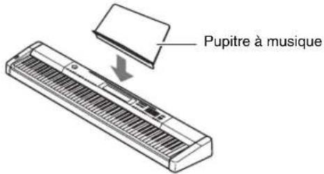CASIO CDP235R - Installation du pupitre à musique - 1