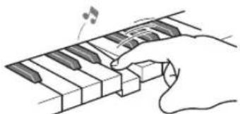 CASIO CDP235R - Changement de la sensibilité de la réponse au toucher du clavier (Sensibilité au toucher) - 2