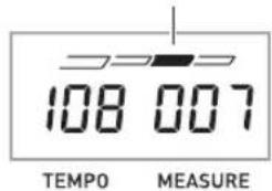 CASIO CDP235R - Appuyez sur ⑦ ou ④. - 1