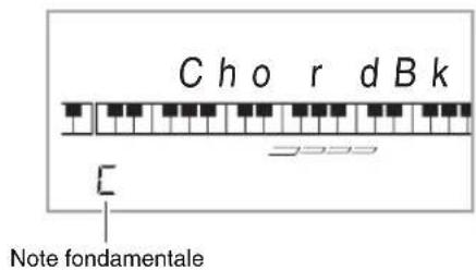 CASIO CDP235R - Recherche des notes des accords (Recueil d'accords) - 2