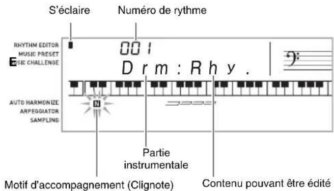 CASIO CDP235R - Pour éoperator et sauvegarder un accompagnement automatique - 1