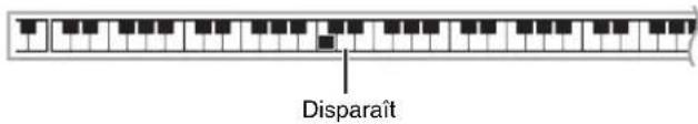 CASIO CDP235R - Pour supprimer un son échantillonné d'une touche du clavier - 1