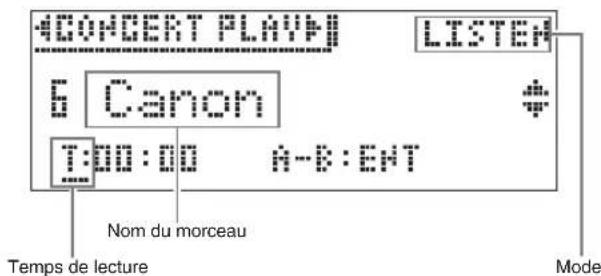 CASIO Celviano GP400 - Pour écouter un morceau Concert Play (Mode Écoute) - 2