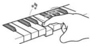 CASIO Celviano GP400 - Changement de la sensibilité de la réponse au toucher du clavier (Réponse au toucher) - 2