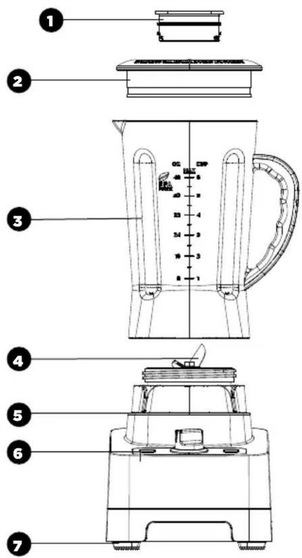 CRUX Artisan Series 1HP 7 Speed Blender - Image 1 - 1
