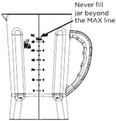 CRUX Artisan Series 1HP 7 Speed Blender - JAR ASSEMBLY - 1