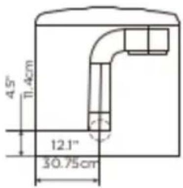 Avanti SED67D0W - Dimensions for installation - 4