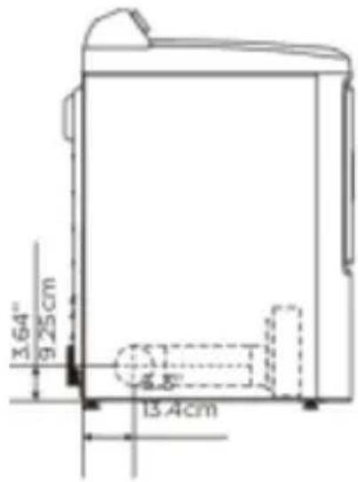 Avanti SED67D0W - Dimensions for installation - 3