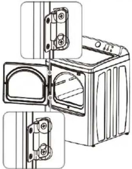 Avanti SED67D0W - PROCEDIMIENTO DE INVERSIÓ N DE LA PUERTA - 5