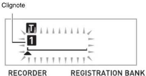 Clignote RECORDER REGISTRATION BANK