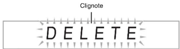 CASIO CDP240R - Suppression des données sauvegardées - 1