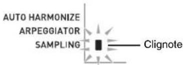 AUTO HARMONIZE ARPEGGIATOR SAMPLING Clignote