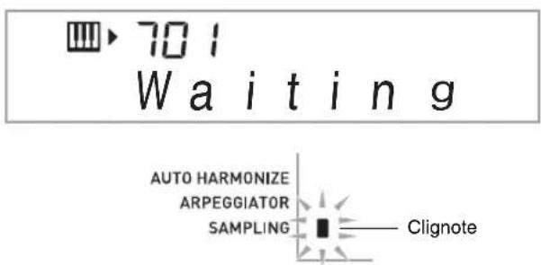 701 Waiting AUTO HARMONIZE ARPEGGIATOR SAMPLING Clignote