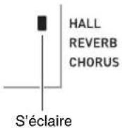 CASIO CDP240R - Appuyez sur 18 (HALL) pour mettre la fonction Hall en service. - 1